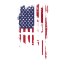 Gabelstapler Fahrer USA Flagge