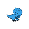Rex Blue Cute