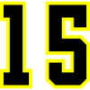 15 Number Jersey