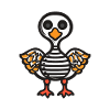 Gans Halloween Comic Lustig