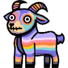 Mountain Goat Halloween Comic Funny