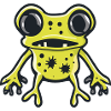 Frog Halloween Comic Funny