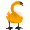 Impression d’art cygne élégant
