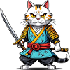 Samurai cat