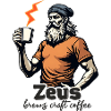 Zeus brews craft coffee!