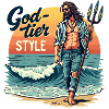 God Tier Style - Hipster Poseidon