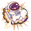 Astronaut Spaceman Cosmos
