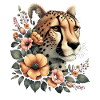 Guépard Fleurs de guépard