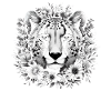 Guépard Fleurs de guépard