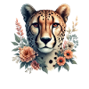 Guépard Fleurs de guépard