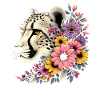 Guépard Fleurs de guépard