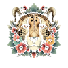 Guépard Fleurs de guépard