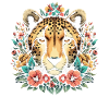 Guépard Fleurs de guépard