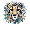 Guépard Fleurs de guépard