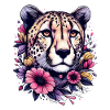Guépard Fleurs de guépard