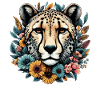 Guépard Fleurs de guépard