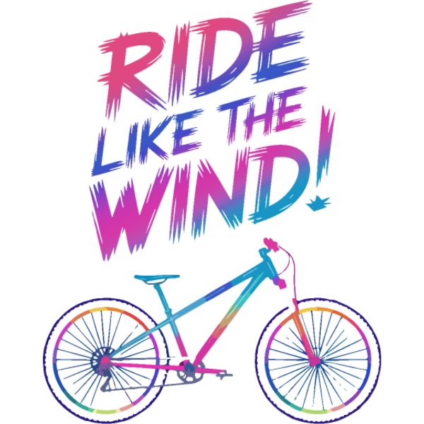 Koszulka "Ride Like The Wind Rower Górski MTB"
