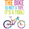 Vibrant Bicycle Quote Design