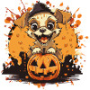 Dog Pumpkin Halloween 1