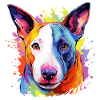 Bull Terrier Hund Motiv