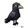 Strange Dark Raven