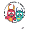 Funny Monster Friends