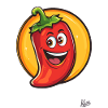 Hello! Funny spicy pepperoni