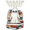 Cute Book Lover Ghost