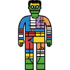 Zombie Halloween Bunt