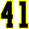 41 Number Jersey