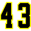 43 Number Jersey