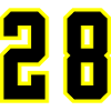 28 Number Jersey