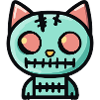 Chat Halloween Drôle
