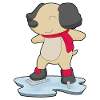 Dog Ice Skating Skates