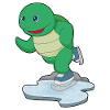 Schildkröte Eislaufen Schlittschuhe