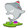 Gâteau d’anniversaire requin