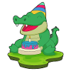 Crocodile Birthday Cake