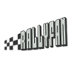 Rallyfan silver black