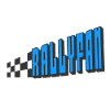 Rallyfan blue black