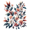 Bouquet Automne Fleurs Feuilles