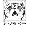 Trippy Cat - Japanese Kanji