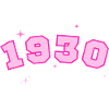 1930's Pink Star