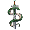Épée et serpent