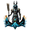 Anubis, the god of the dead.