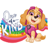 Paw Patrol Skye Rainbow Design