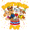 Paw Patrol 'Birthday Pup' Design