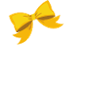 Lettre G nœud jaune