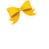 Lettre f nœud jaune
