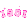 1981 Pink Star