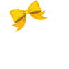 Lettre L nœud jaune